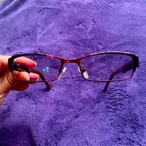 Elegant Red Women's Glasses